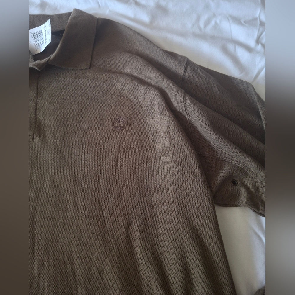 Timberland Men's Brown Polo Shirt Size XL - Picture 5 of 7